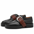 Maison Margiela Women's Tabi County Combat Low-Top Shoe in Black