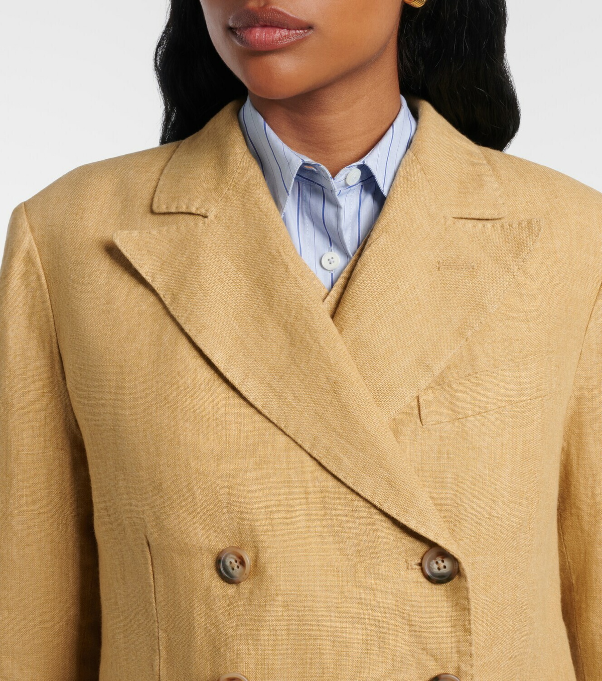 Polo Ralph Lauren Double-breasted linen blazer