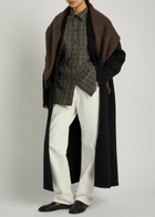Rohe Single-breasted Wool Coat Black