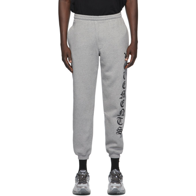 Photo: VETEMENTS Grey Gothic Logo Lounge Pants