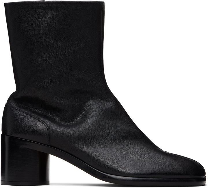 Photo: Maison Margiela Black Tabi Ankle Boots