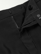 SAINT LAURENT - Slim-Fit Faille Trousers - Black