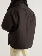 Acne Studios - Oversized Appliquéd Quilted Padded Canvas Jacket - Brown