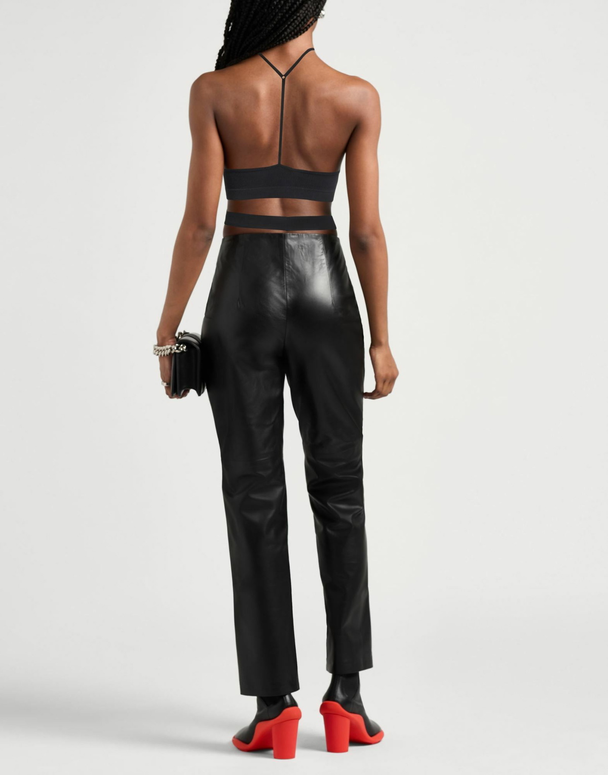 Andreādamo Womens Top in Black