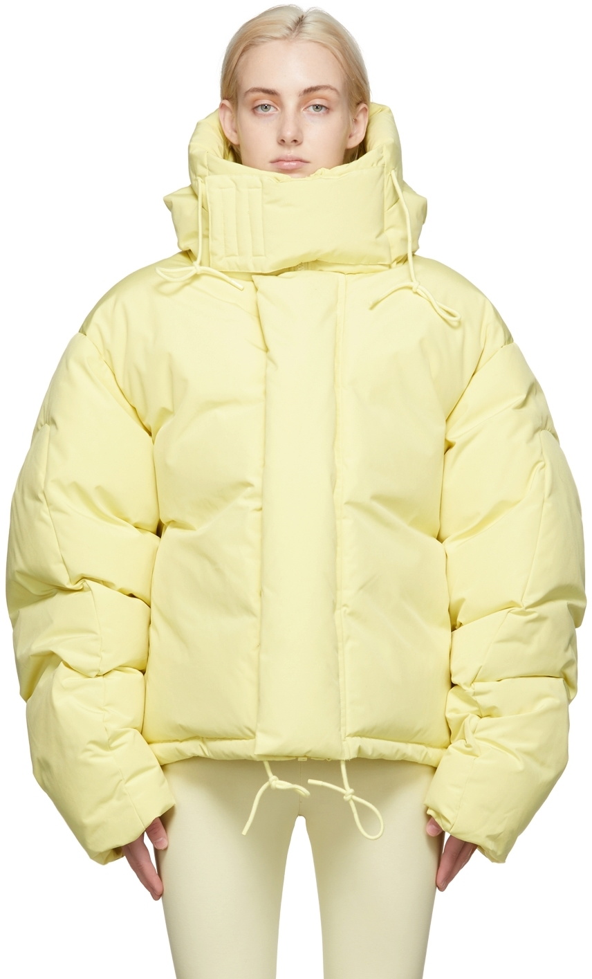 Entire Studios Yellow Down SOA Puffer Jacket