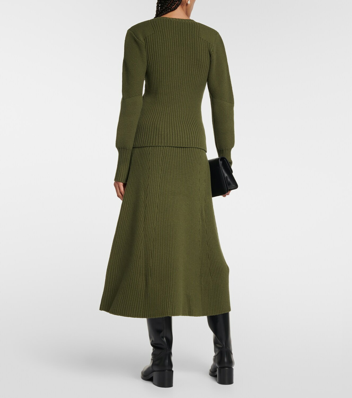 Chloé Ribbed-knit wool sweater