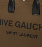 Saint Laurent - Rive Gauche canvas tote bag