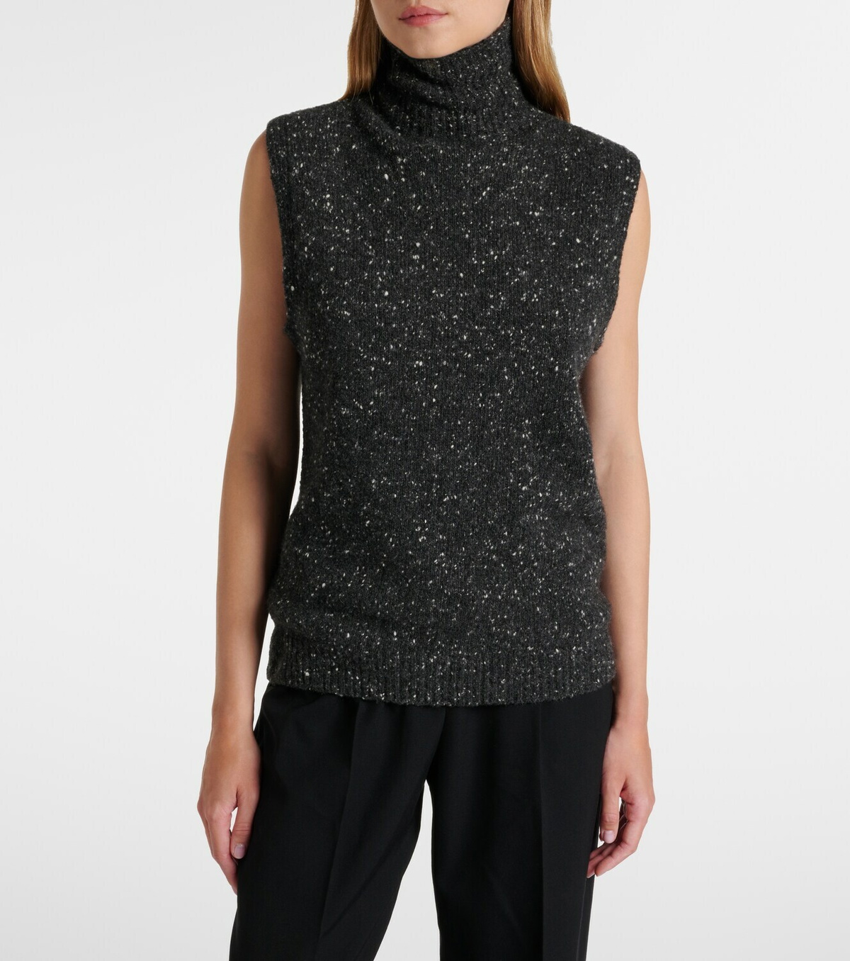 The Row Merilas cashmere turtleneck top