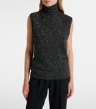 The Row Merilas cashmere turtleneck top