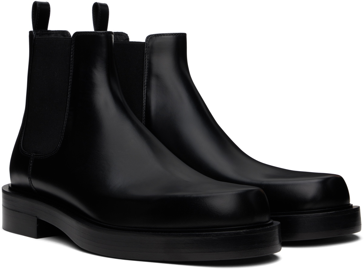 Lanvin Black Banjo Ankle Boots
