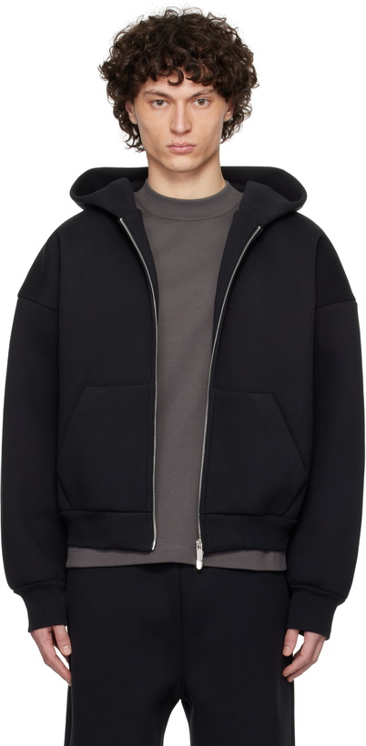Photo: Seventh Black V2 Zipped Hoodie