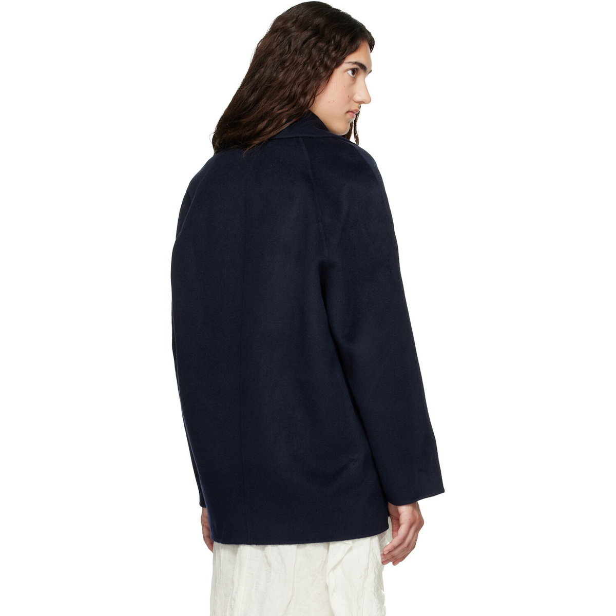 Loulou de Saison Navy NEIL Double Breasted Jacket