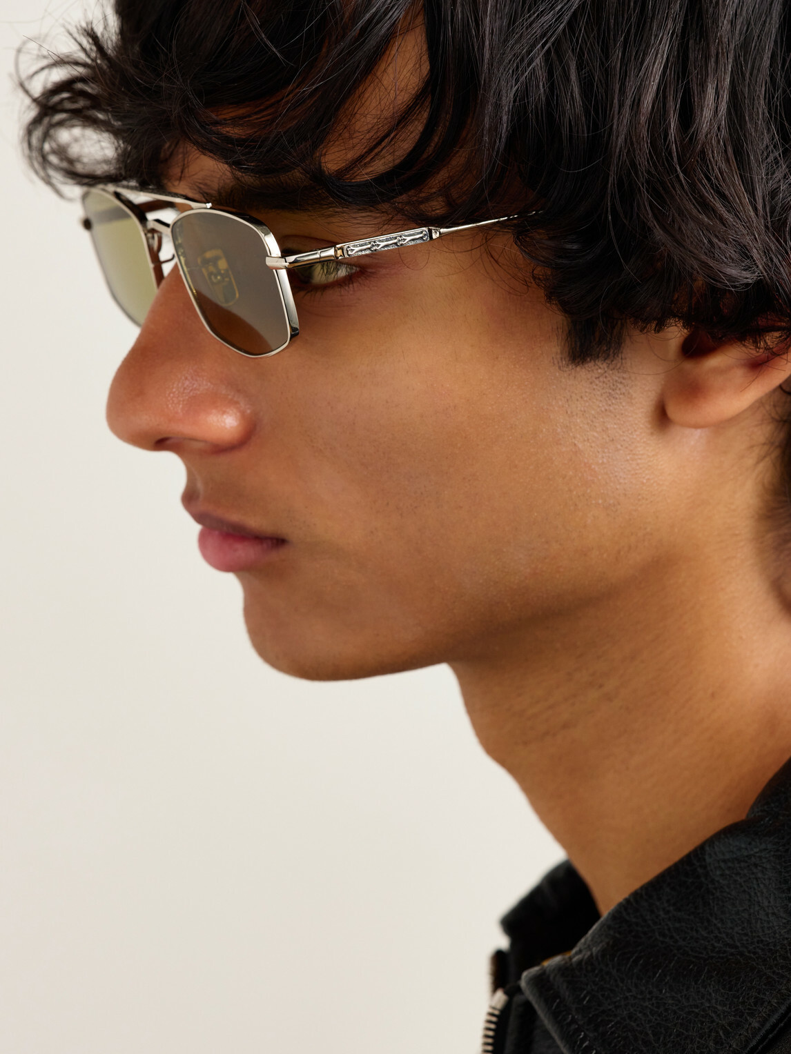 Cutler and Gross - The Great Frog Bowie Aviator-Style Titanium Sunglasses