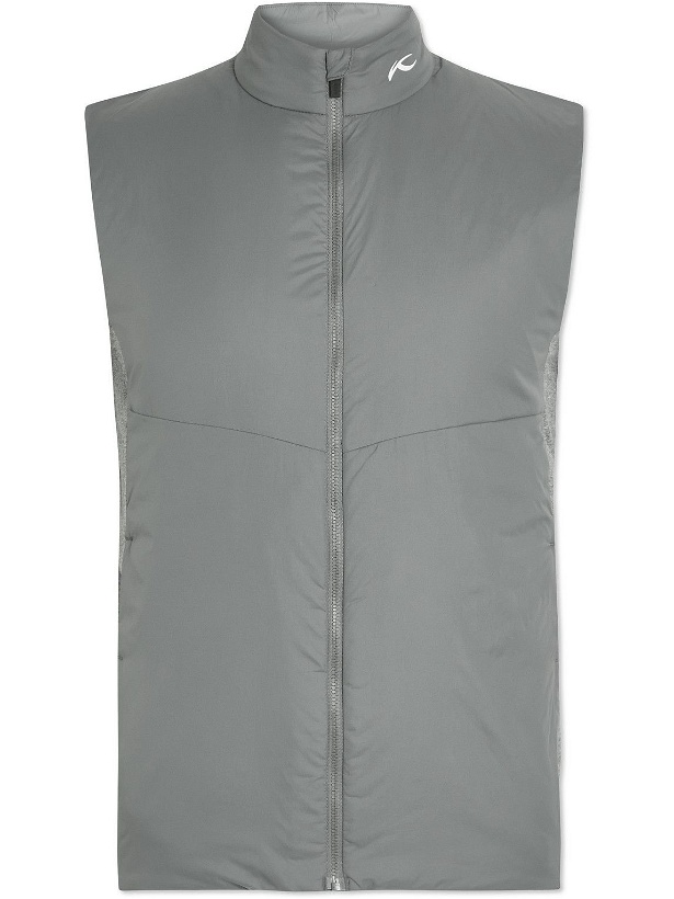 Photo: Kjus Golf - Padded Shell and Stretch-Jersey Golf Gilet - Gray