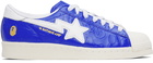 BAPE Blue & White adidas Originals Edition SSTR Sneakers