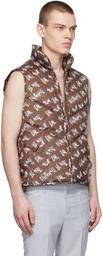 ERL Khaki Polyester Down Vest