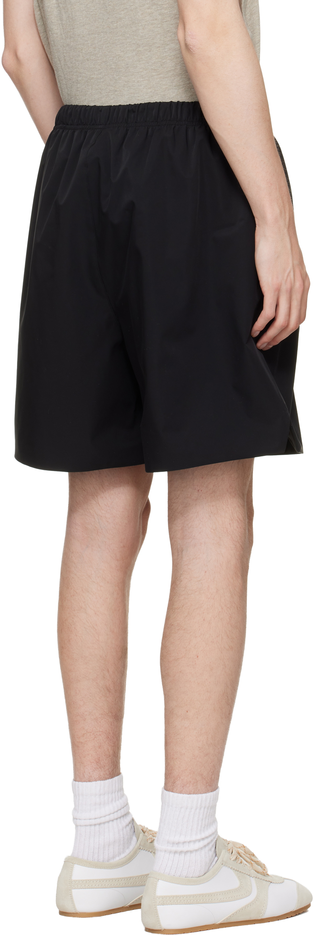 Fear of God ESSENTIALS Black Active Trace Classic Split Shorts