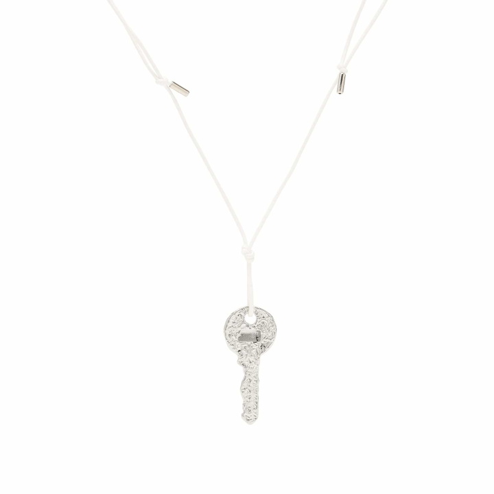 Photo: MM6 Maison Margiela Women's Key Necklace in Silver 