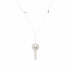 MM6 Maison Margiela Women's Key Necklace in Silver 