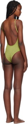 Bond-Eye Green Low Palace One-Piece Swimsuit