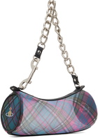 Vivienne Westwood Blue & Pink Cindy Cylinder Bag