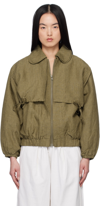 Photo: Deiji Studios Green Double Layered Jacket