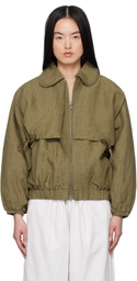 Deiji Studios Green Double Layered Jacket