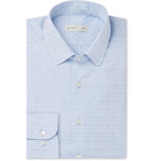 Etro - Blue Cotton-Jacquard Shirt - Blue