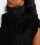 The Frankie Shop Lancy fringed minidress
