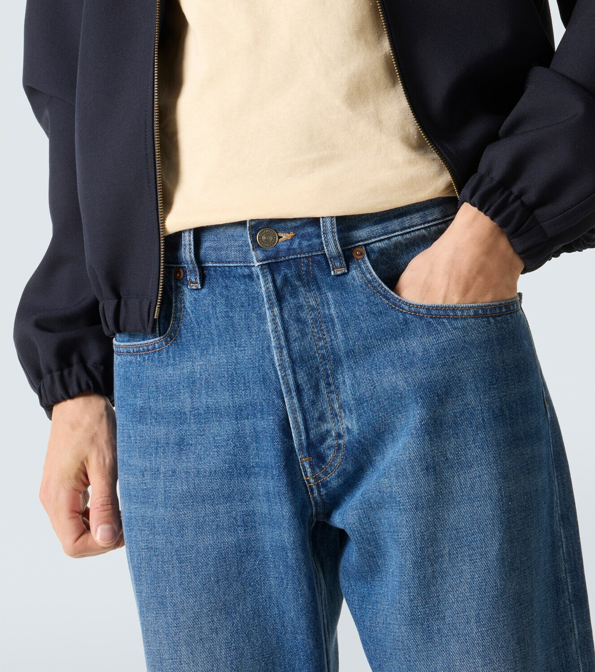 Valentino ストレートデニム Valentino Mid-rise straight jeans Valentino