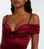 Shushu/Tong Off-shoulder cotton-blend minidress