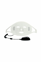 THE LIGHT SALON led face mask in eco-leather for ergonomic and adjustable facial treatment 