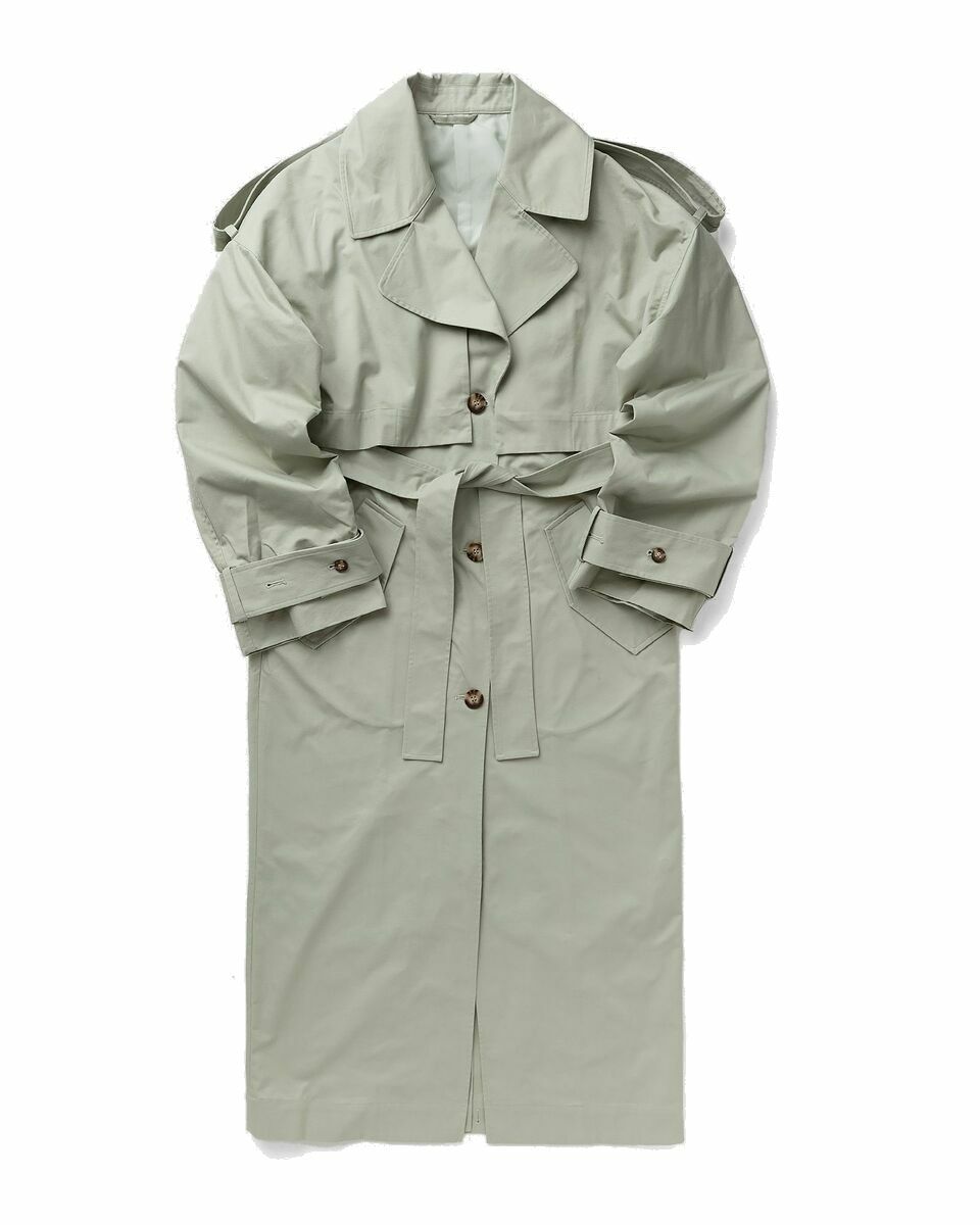 Photo: Axel Arigato Atom Trench Coat Green - Womens - Coats