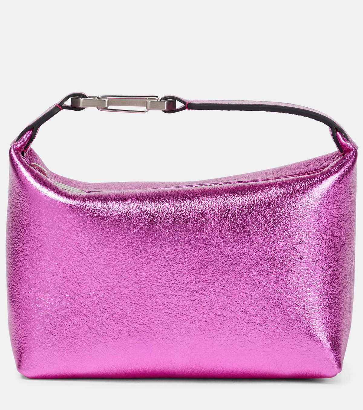 Eéra Moonbag metallic leather clutch