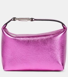 Eéra Moonbag metallic leather clutch