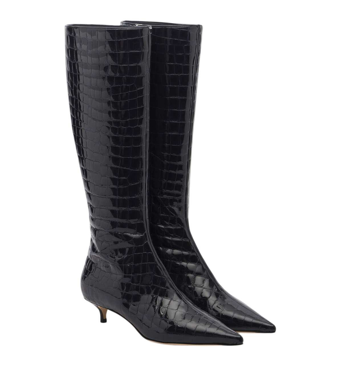 Jimmy Choo Black Flat Yael Tall Boots Jimmy Choo