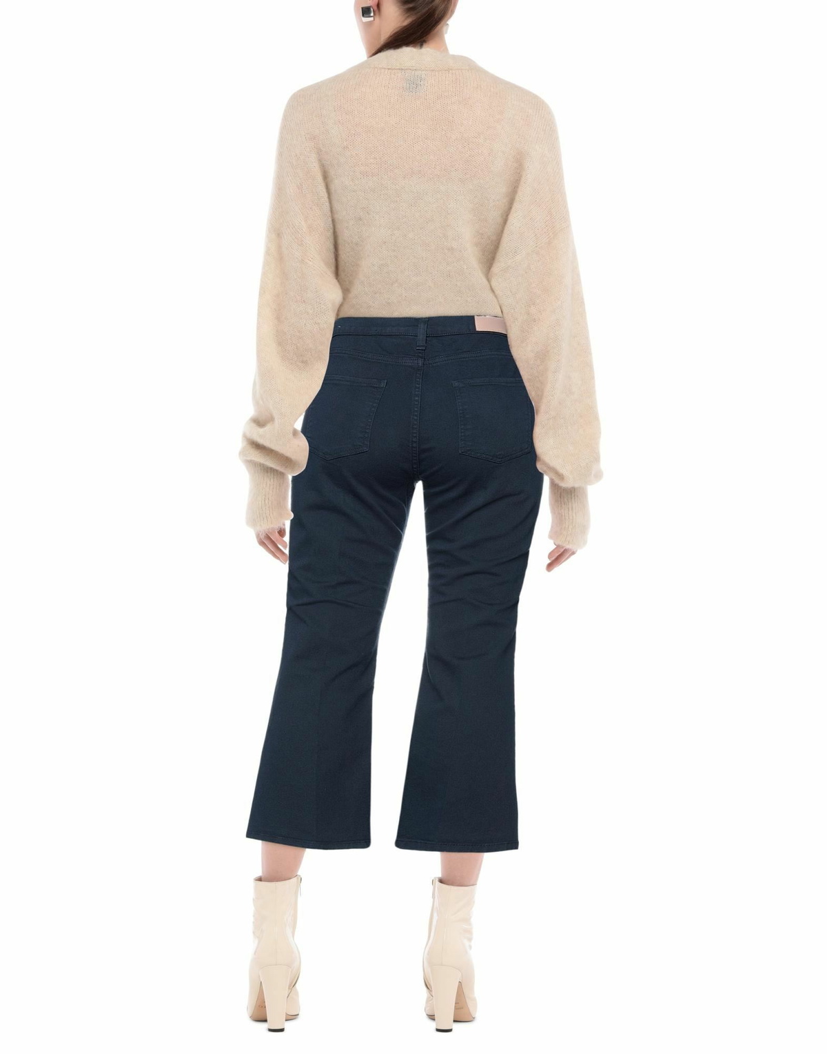 Manila Grace Womens Jeans Midnight in Blue