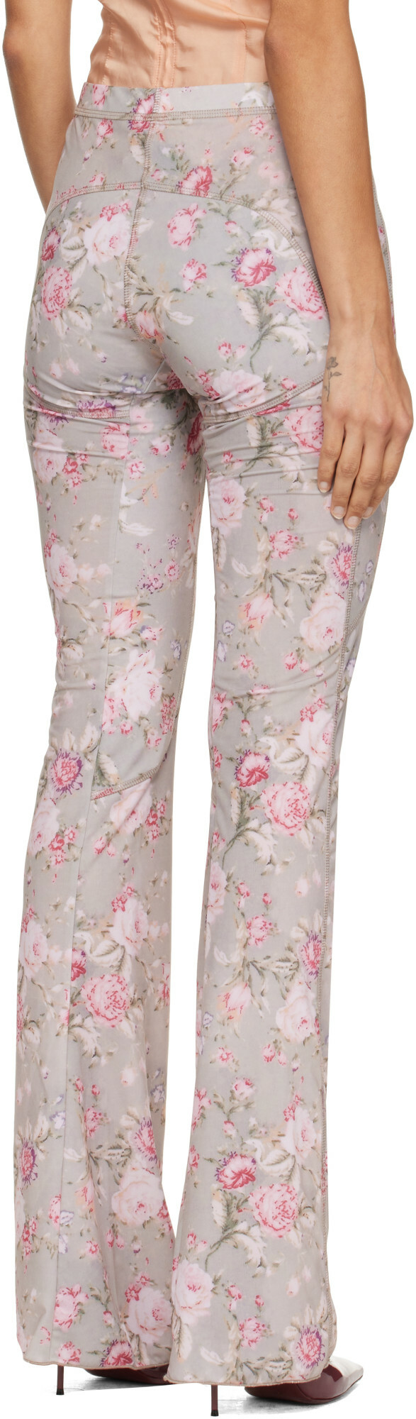 KNWLS Gray & Pink Halcyon Leggings