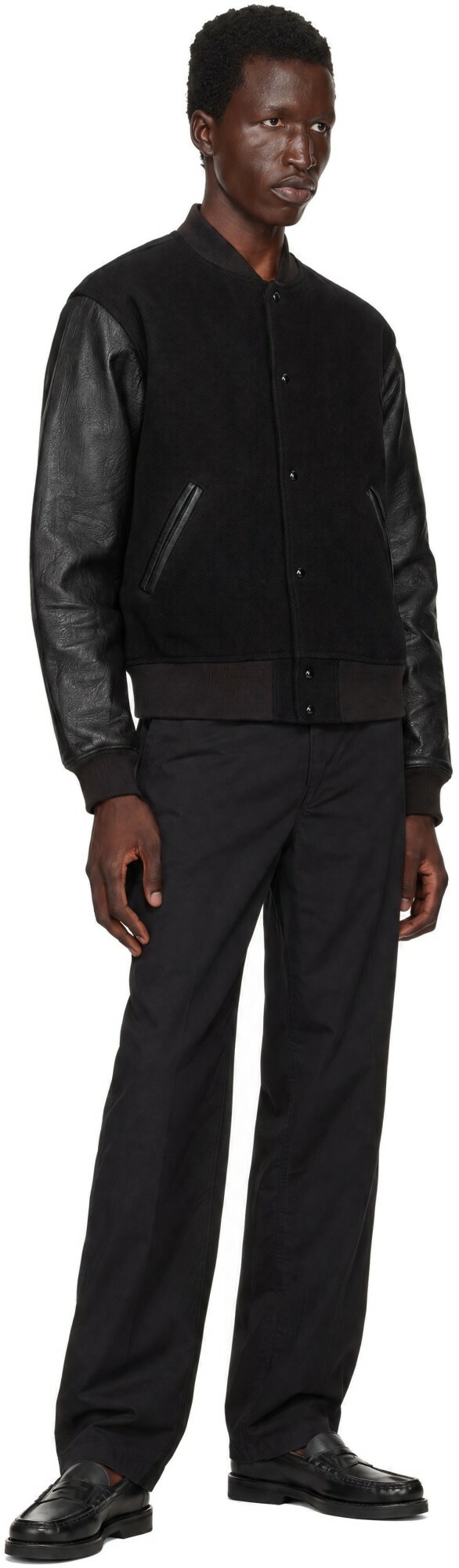 visvim Black Varsity Jacket