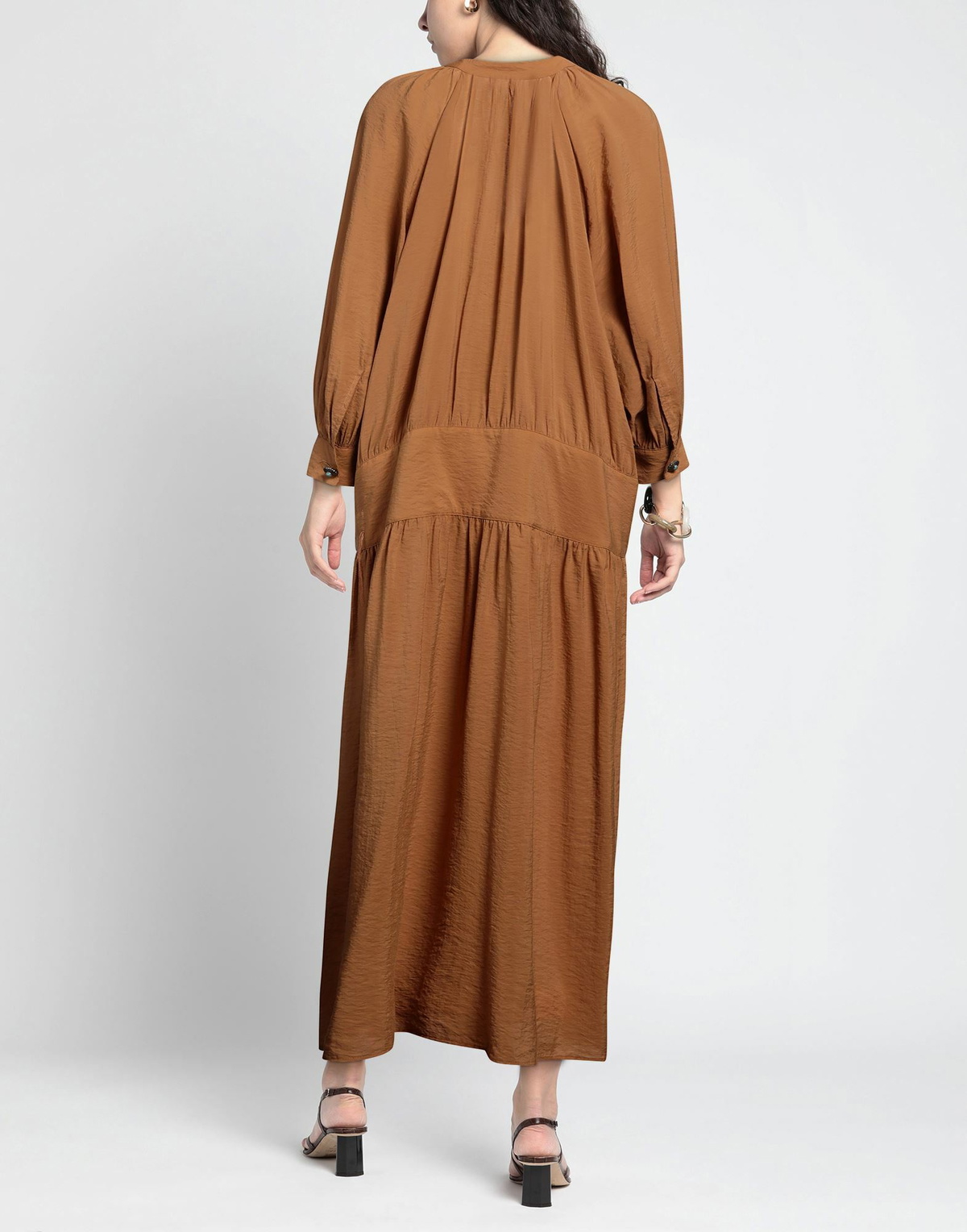 Fortela Womens Maxi dress Camel