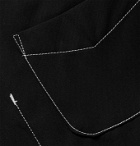 Sasquatchfabrix. - Topstitched Wool Shirt - Black
