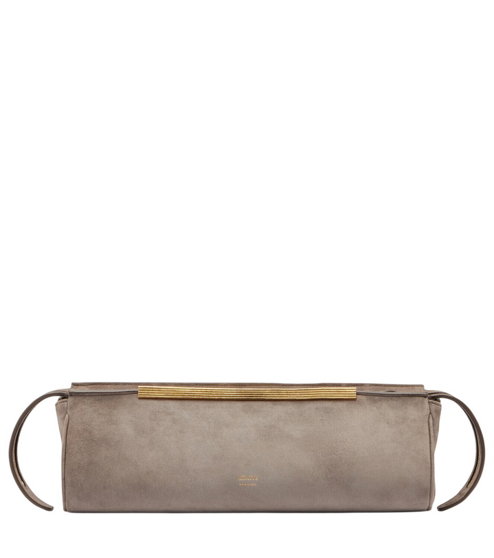 Photo: Khaite Donna suede clutch