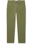 Mr P. - Cotton and Linen-Blend Chinos - Green