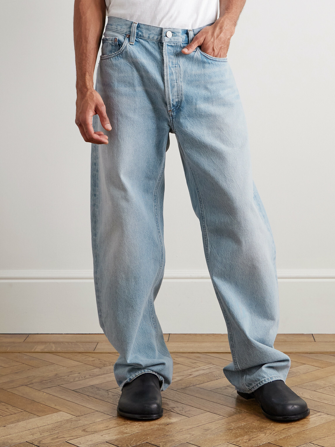 AGOLDE - Afton Straight-Leg Jeans - Blue
