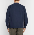 YMC - Beach Grandad-Collar Cotton-Ripstop Shirt - Men - Navy