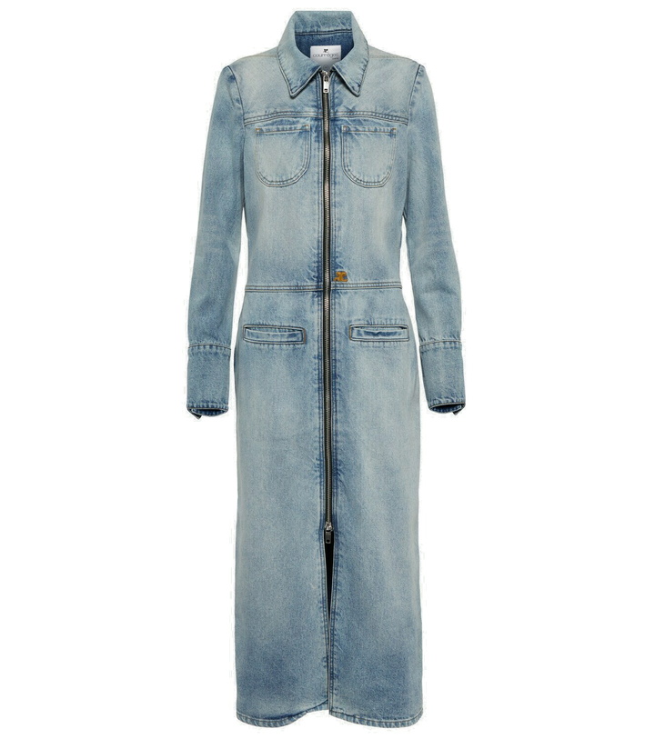 Photo: Courrèges Denim maxi dress