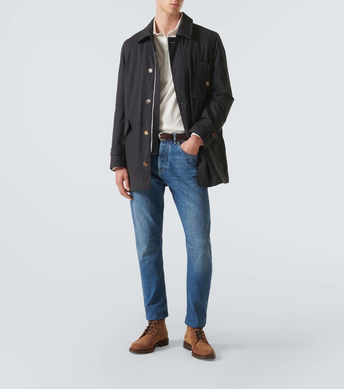 Brunello Cucinelli Cotton-blend jacket