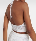 Missoni Mare Crochet-knit halterneck crop top