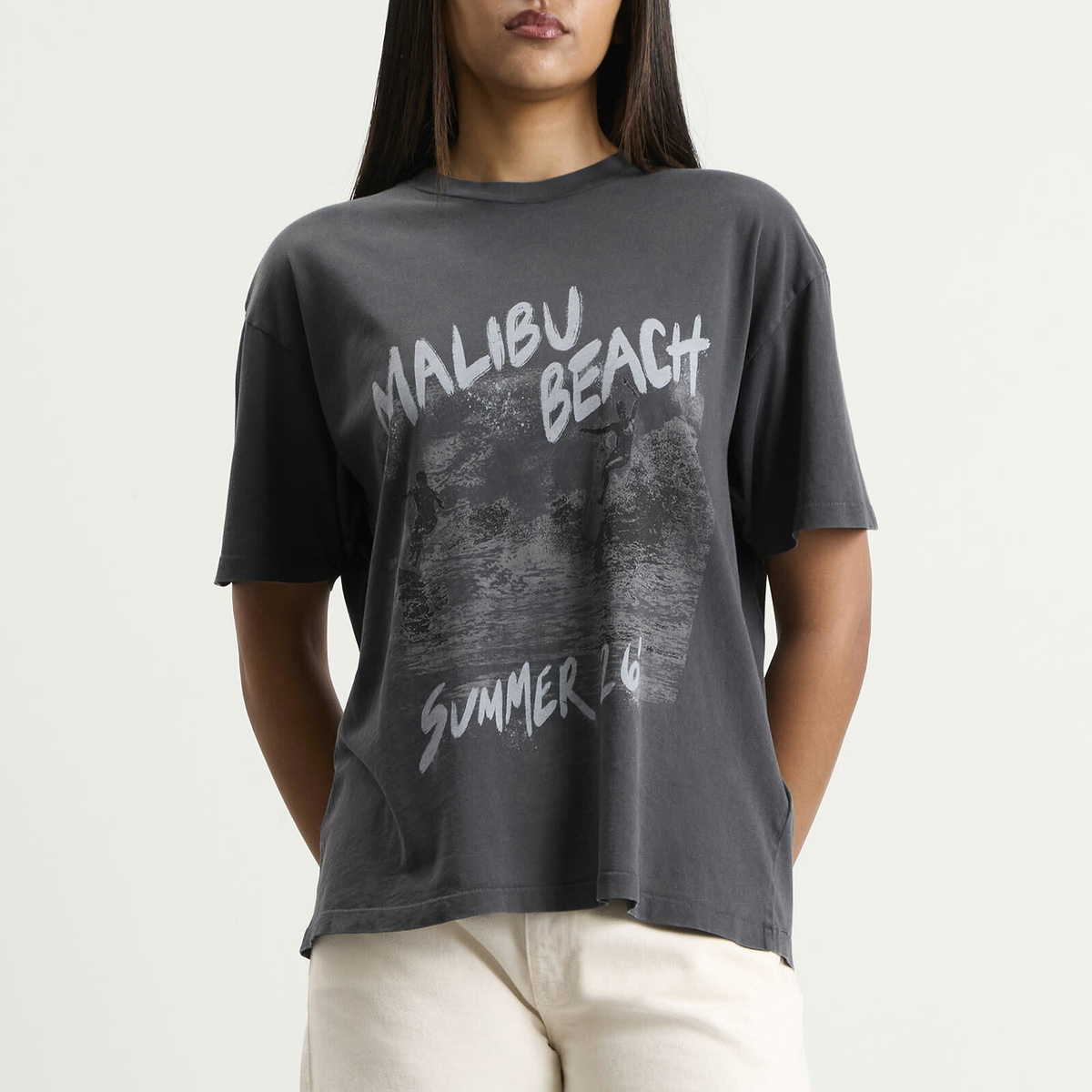 Anine Bing Women's Cade T-Shirt in Black