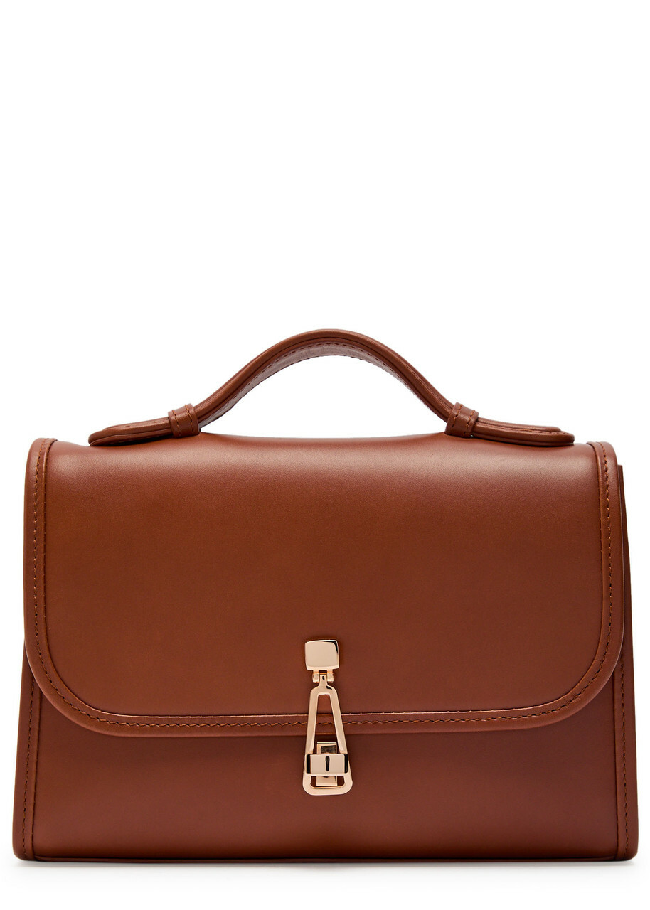 Gabriela Hearst Leonora Small Leather top Handle bag - Tan - One Size